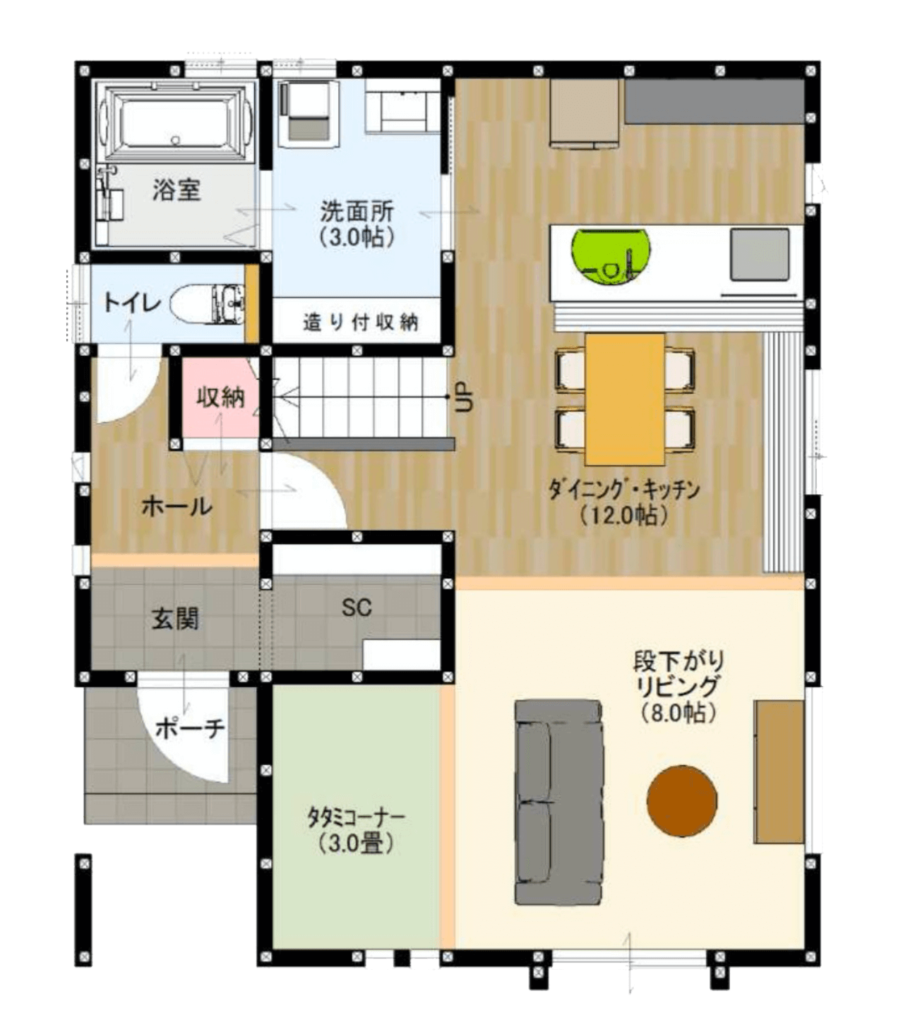 家事ラク&家族の仲が深まる間取り