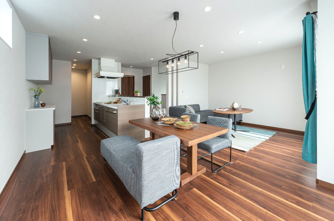 ACTUSインテリアでコーディネートしたリビング